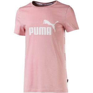 Puma AMPLIFIED TEE G Dievčenské športové tričko, ružová, veľkosť 140
