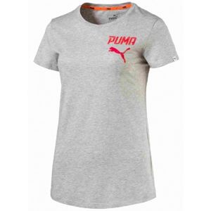 Puma ATHLETIC TEE W sivá S - Dámske tričko