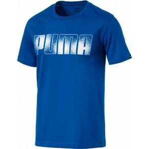 Puma BRAND TEE modrá M - Pánske tričko