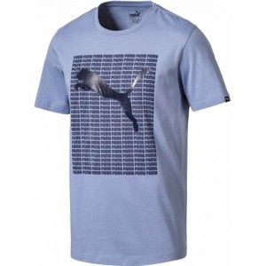 Puma REPEAT TEE modrá XXL - Pánske tričko