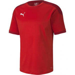 Puma TEAM FINAL 21 TRAINING JERSEY červená 3XL - Pánske športové tričko
