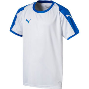 Puma LIGA  JERSEY JR biela 140 - Chlapčenské tričko
