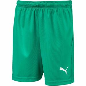 Puma LIGA SHORTS CORE JR Detské športové šortky, zelená, veľkosť 164