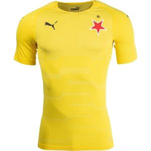 Puma SLAVIA FINAL EVOKNIT GK žltá S - Pánske brankárske tričko