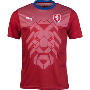 Puma CZECH REPUBLIC B2B červená M - Pánske tričko