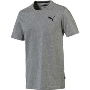 Puma ESS SMALL LOGO TEE šedá XL - Pánske športové tričko