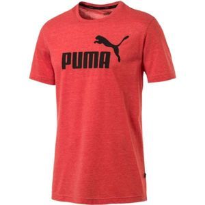 Puma SS HEATHER TEE červená S - Pánske tričko