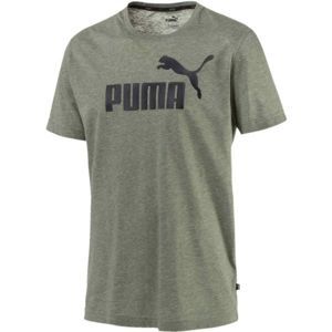 Puma ELEVATED ESS TEE HEATHER zelená XXL - Pánske tričko