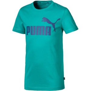 Puma ESS LOGO TEE B zelená 164 - Chlapčenské tričko