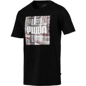 Puma PHOTO STREET TEE čierna XL - Pánske tričko