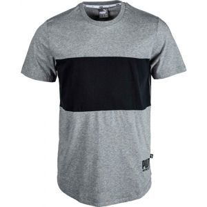 Puma RELAXED TEE šedá XL - Pánske tričko
