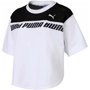 Puma MODERN SPORTS SWEAT TEE biela XS - Dámske tričko