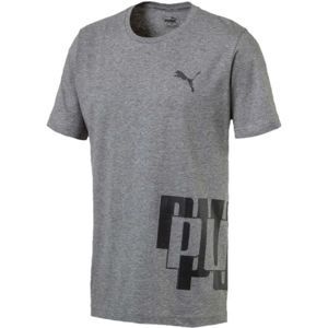 Puma MODERN SPORTS ADVANCET TEE Pánske tričko, tmavo sivá,čierna, veľkosť