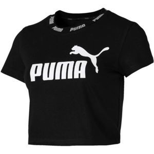 Puma AMPLIFIED CROPPED TEE čierna XL - Dámsky top