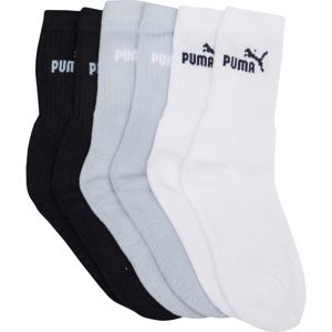 Puma SPORT JUNIOR 3P biela 35-38 - Juniorské ponožky