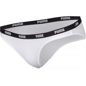Puma ICONIC BIKINI 2P biela XS - Dámske nohavičky