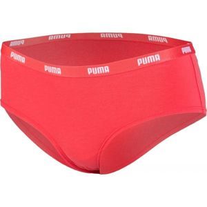 Puma RADICAL PRINT HIPSTER 2P PACKED červená L - Dámske nohavičky