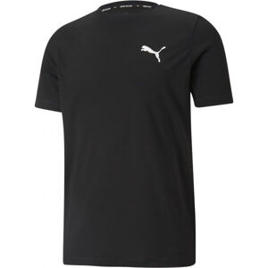 Puma ACTIVE SMALL LOGO TEE Pánske športové tričko, čierna, veľkosť XXXL