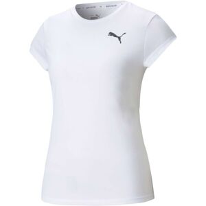 Puma Active Tee Dámske tričko, biela, veľkosť XS