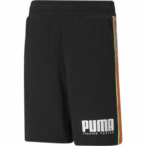 Puma ALPHA TAPE SHORTS Chlapčenské športové šortky, čierna, veľkosť 152