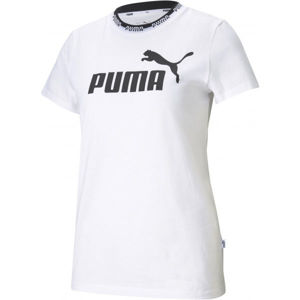 Puma AMPLIFIED GRAPHIC TEE Dámske tričko, biela, veľkosť S