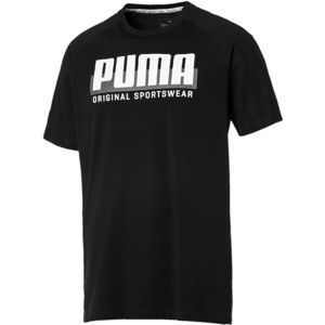 Puma ATHLETICS GRAPHIC TEE čierna XL - Pánske tričko