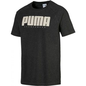 Puma ATHLETICS TEE sivá S - Pánske tričko
