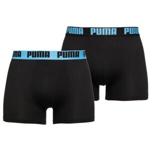 Puma BASIC BOXER 2P Pánske boxerky, čierna, veľkosť XL