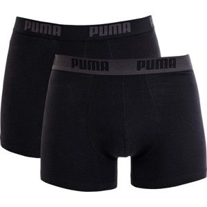 Puma BASIC BOXER 2P Pánske spodné prádlo, čierna, veľkosť