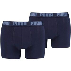 Puma BASIC BOXER 2P Pánske boxerky, tmavo modrá, veľkosť S