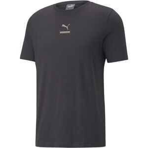 Puma Pánske tričko Pánske tričko, tmavo sivá, veľkosť XXL