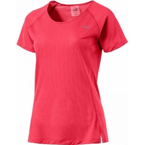 Puma CORE-RUN S/S TEE W ružová M - Dámske športové tričko