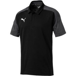 Puma CUP SIDELINE POLO čierna L - Pánske polo tričko