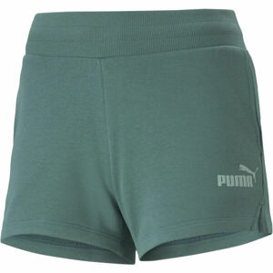 Puma ESS 4 SWEAT SHORTS Dámske šortky, zelená, veľkosť XL