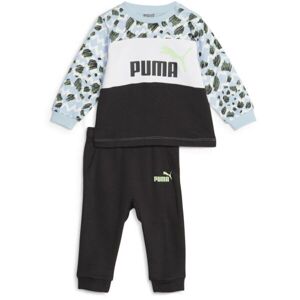 Puma ESSENTIALS MIX MTCH Detská športová tepláková súprava, čierna, veľkosť 104