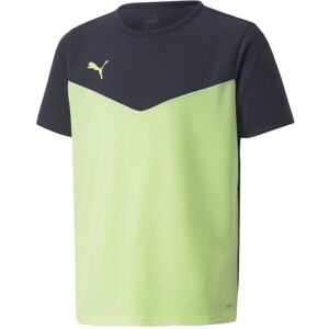 Puma INDIVIDUALRISE JERSEY JR Futbalové tričko, svetlo zelená, veľkosť 164