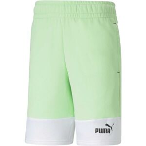 Puma POWER SUMMER CB SHORTS Pánske šortky, svetlo zelená, veľkosť L