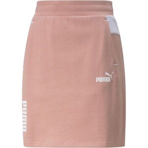 Puma POWE COLORBLOCK SKIRT Dámska sukňa, ružová, veľkosť XL