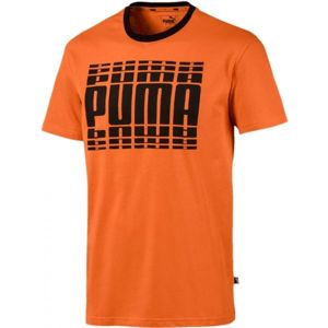 Puma REBEL BOLD TEE oranžová L - Pánske tričko