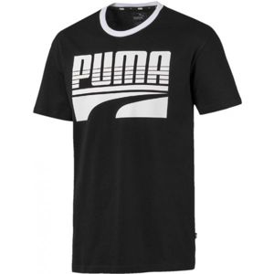 Puma REBEL BOLD TEE čierna XL - Pánske tričko