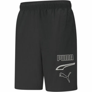 Puma Pánske športové šortky Pánske športové šortky, čierna, veľkosť L