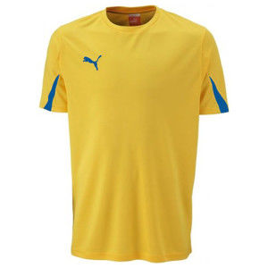 Puma SHIRTS SS TEAM žltá L - Športové  pánske tričko