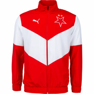 Puma SKS PREMATCH JACKET Pánska futbalová bunda, červená, veľkosť XS