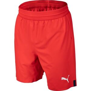 Puma SKS HOME SHORTS PROMO Pánske futbalové šortky, červená, veľkosť L