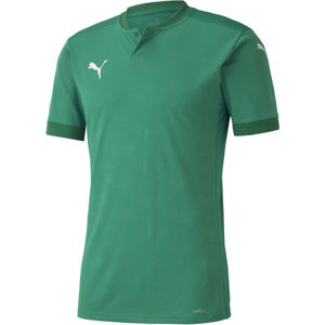 Puma TEAM FINAL 21 JERSEY TEAM zelená XL - Pánske tričko
