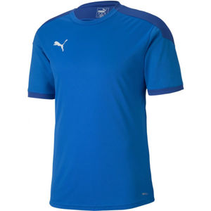 Puma TEAM FINAL 21 TRAINING JERSEY Pánske tričko, modrá, veľkosť S