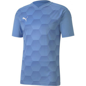 Puma TEAMFINAL 21 GRAPHIC JERSEY Pánske športové tričko, modrá, veľkosť XXL