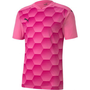 Puma TEAMFINAL 21 GRAPHIC JERSEY ružová XL - Pánske športové tričko