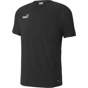 Puma TEAMFINAL CASUALS TEE Futbalové tričko, sivá, veľkosť XXXL