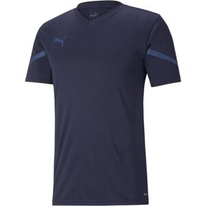 Puma TEAMFLASH JERSEY Pánske športové tričko, tmavo modrá, veľkosť L